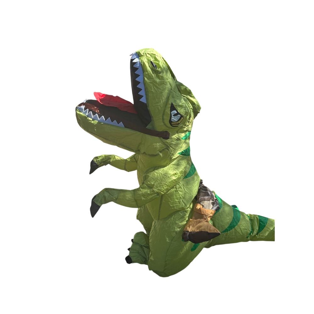 One Casa Ride T-Rex Blow Up Dinosaur Halloween Costume Kids Ages 7-10 Kidscore